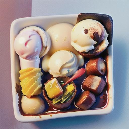 Red wine-poached quince cobbler with honey ice-cream recipe