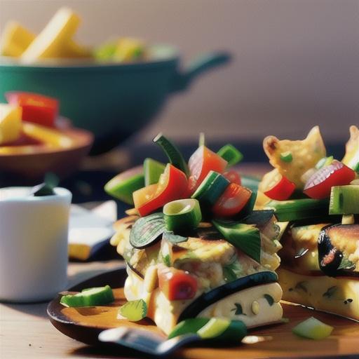 Grilled Poblano Frittata