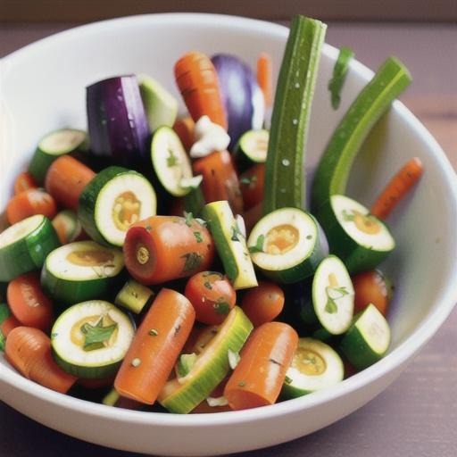 Carrots and Zucchini with Herbs