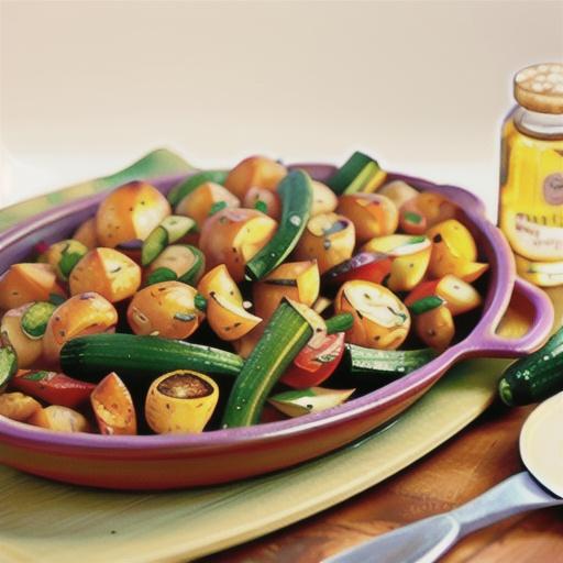 Oven-Roasted Potatoes and Vegetables