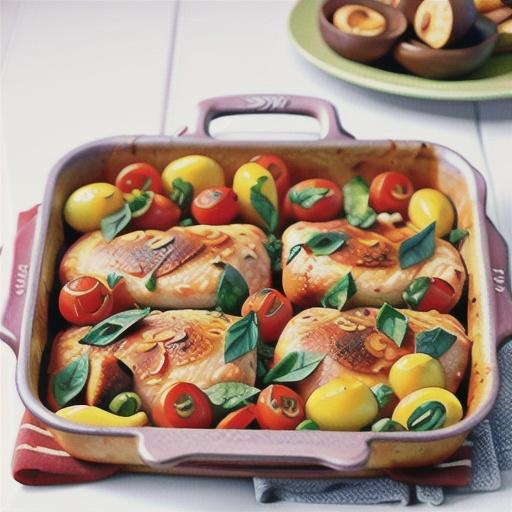 Easy Italian chicken bake