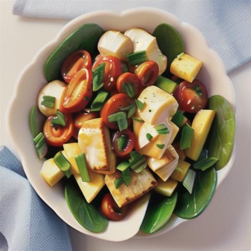 Keto creamy chicken and cauliflower salad