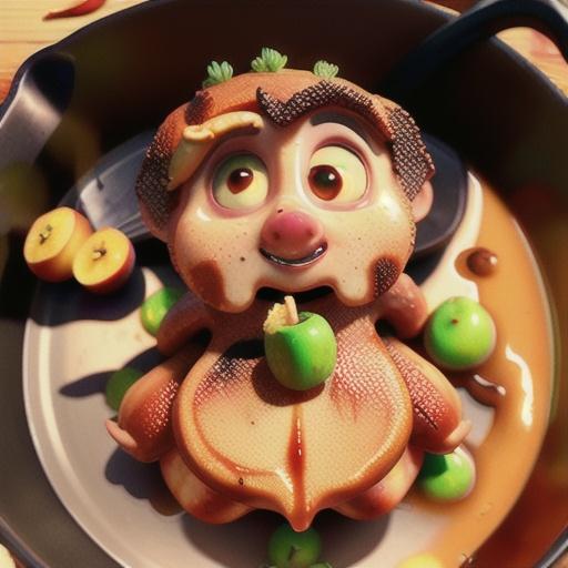 Caramel Apple Pork Chops