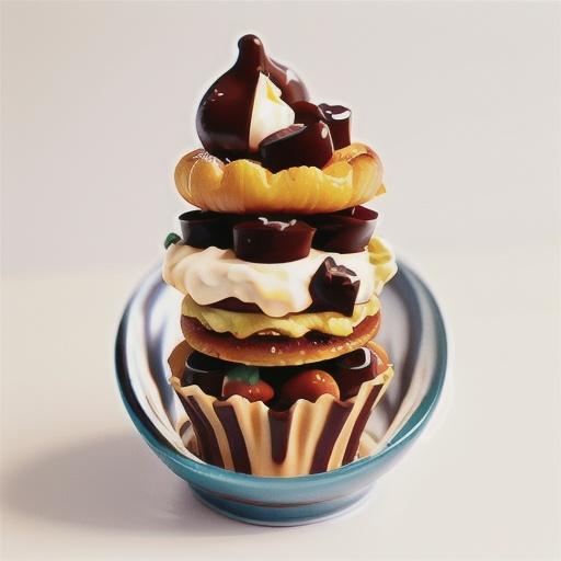 Mini chocolate eclairs with figs & mascarpone