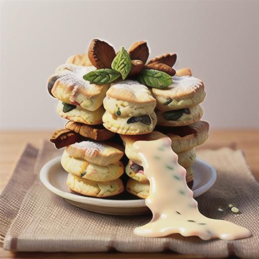 Cheesy caraway scones