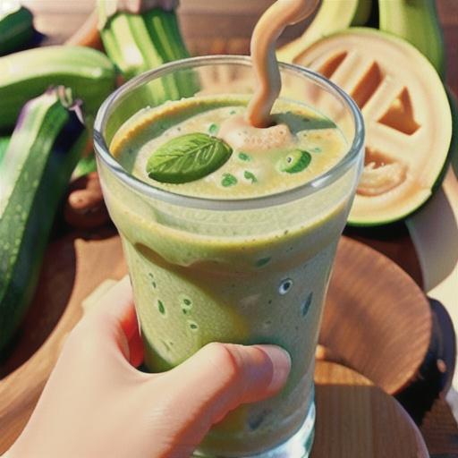 Don't Knock it Until You Try it Zucchini Chocolate Banana Nut Milkshake