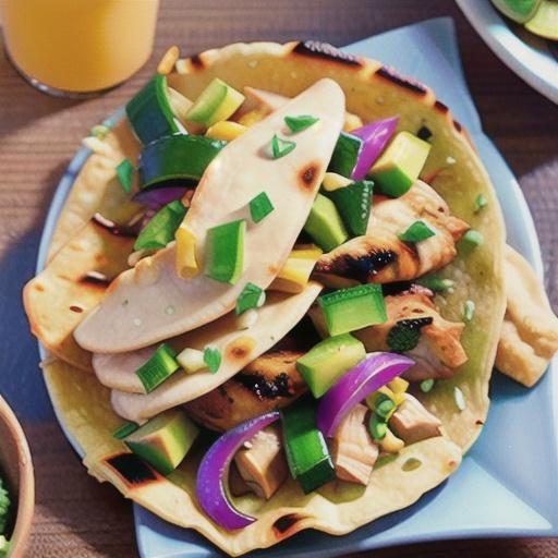 Jerk Chicken Soft Tacos