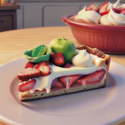 Strawberry Rhubarb Buckle