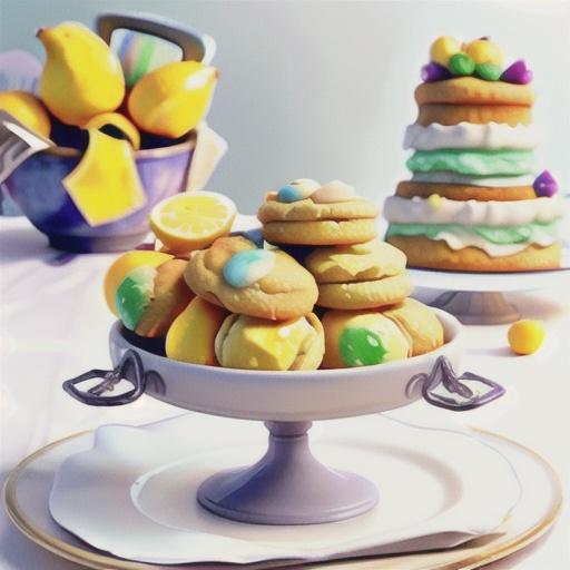 Cake Mix Gooey Butter Lemon Cookies