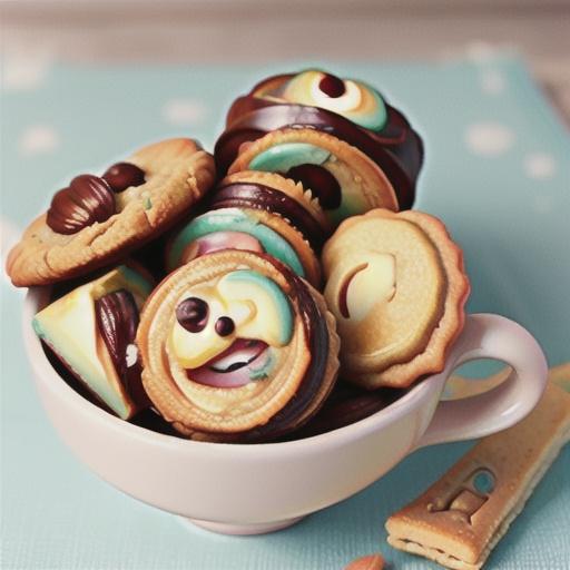 Chewy almond biscuits