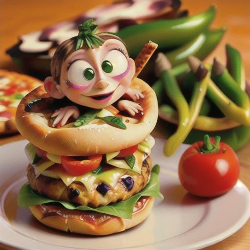 Skinny Cheesy Pizza Burgers