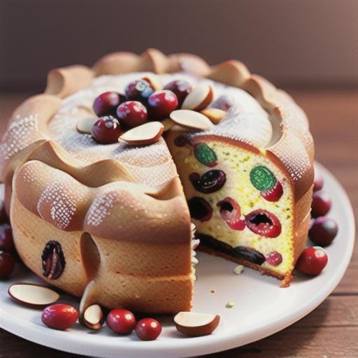 Cranberry-Almond Coffee Cake