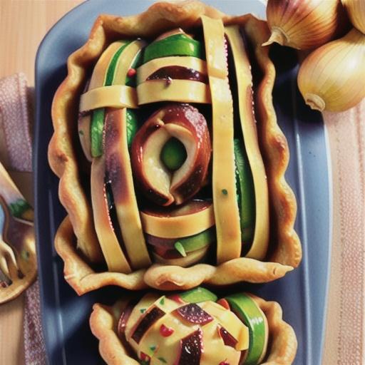 Caramelised onion and prosciutto pull-apart pies