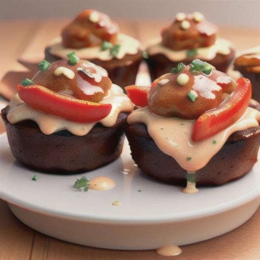 Meatloaf Muffins With Brown Gravy