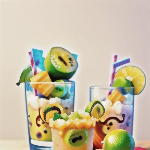 Kiwi-Lime-Rum Slush