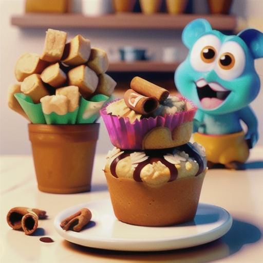 Cinnamon Streusel Oat Flour Muffins