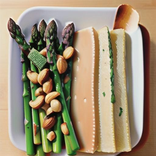 Hazelnut Parmesan Asparagus