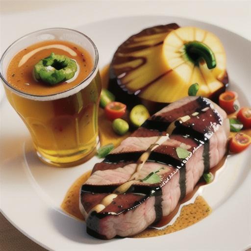 Beer and pepper steaks