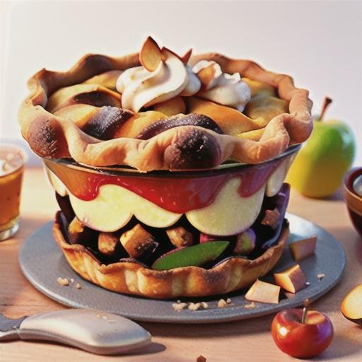 Extra Easy Boozy Bourbon Apple Pie