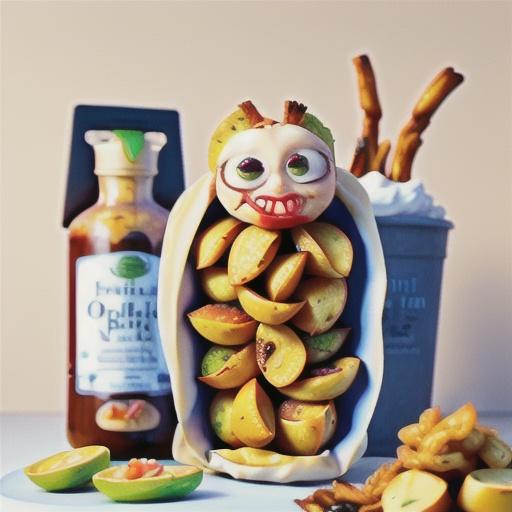 French onion potato spiders recipe