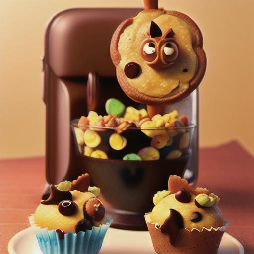 Choco Chip-Applesauce Muffins