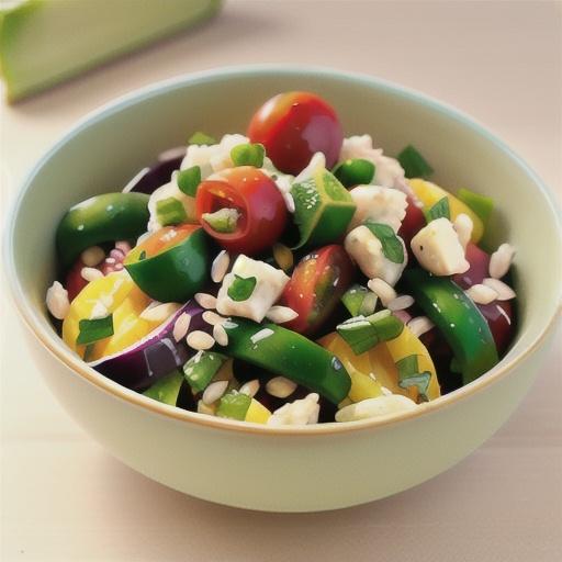 Italian summer rice salad