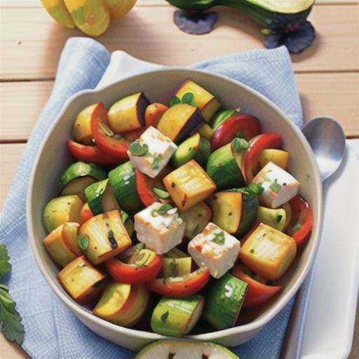 Grilled Greek Summer Squash