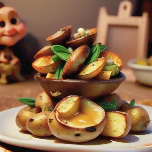 Roasted Wild Mushrooms and Potatoes