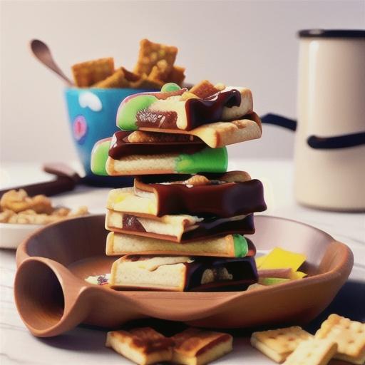 No-Bake Caramel-Cinnamon Toast Crunch Bars