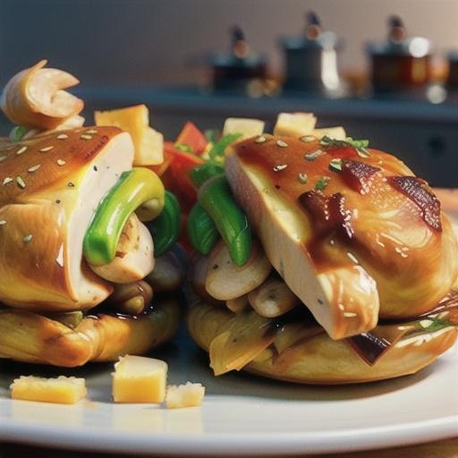 Caramelized Onion and Gouda Stuffed Chicken