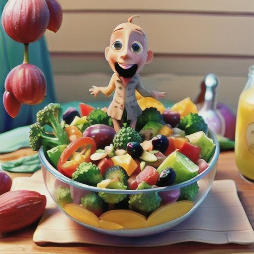 Raw Veggie Picnic Salad