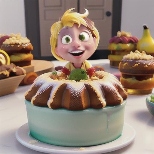 Banana-Maple-Bacon Bundt Cake