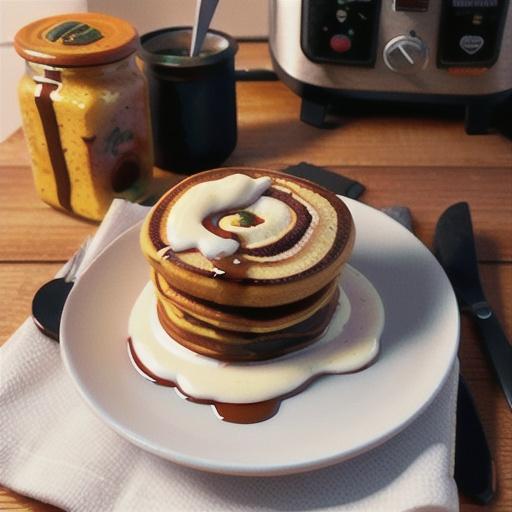 Slow-Cooker Cinnamon Roll Pancake