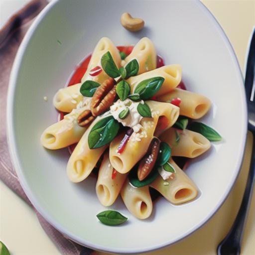 Ricotta & spinach agnolotti with nut sauce