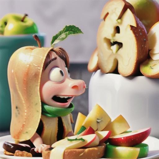 Apple and Brie Bruschetta