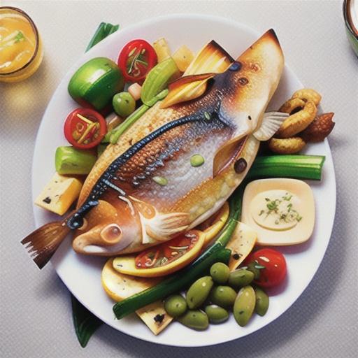 Crispy Roasted Branzini with Burst Tomatoes and Butter Beans