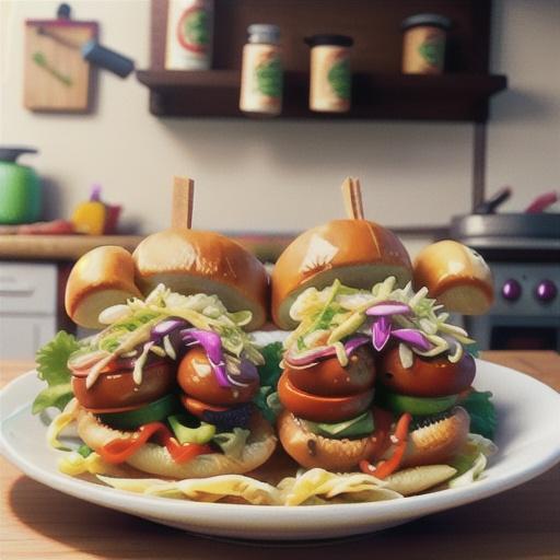 Hot Dogs with Sriracha and Asian-Inspired Slaw