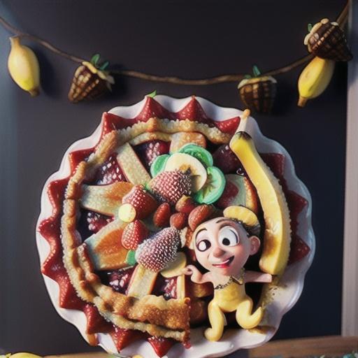 Strawberry Banana Pie