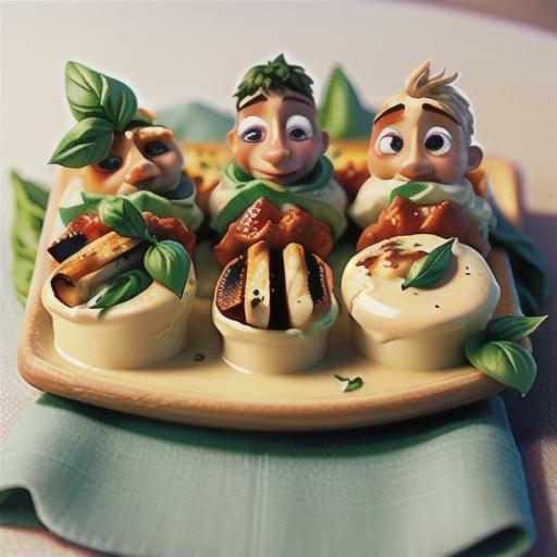 Creamy Tuscan Chicken Rollups