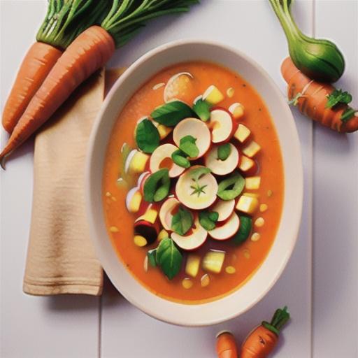 Carrot and parsnip mulligatawny soup