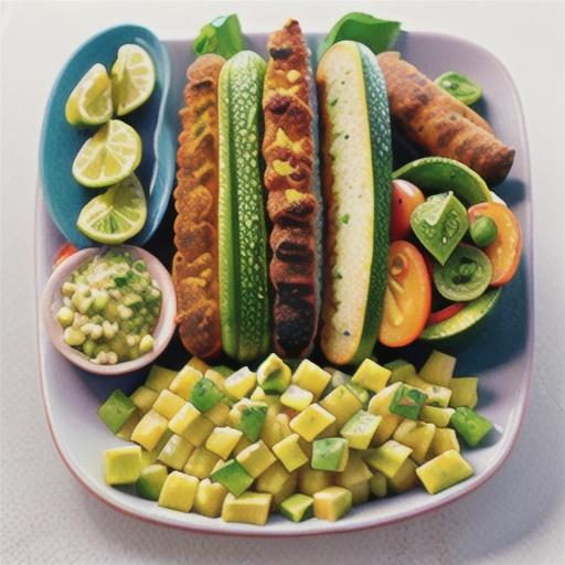 Giant Tex mex zucchini fritter recipe