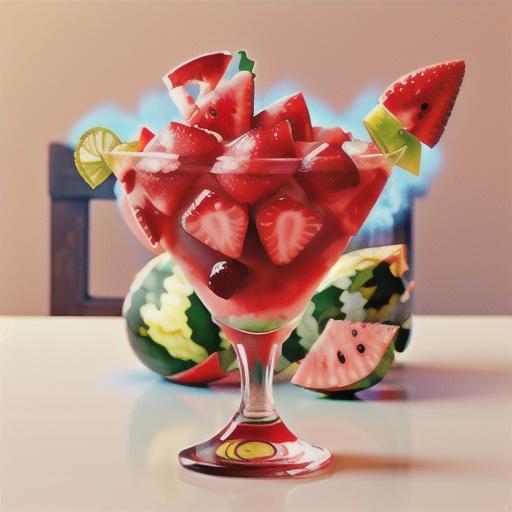 Watermelon-Strawberry Martini