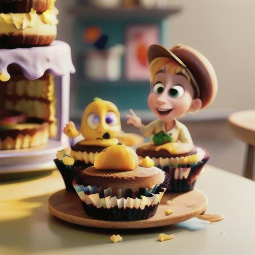 Orange and sultana cakes