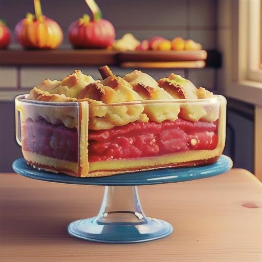 Old Fashioned Rhubarb Cobbler