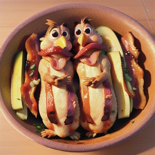 Bacon Roasted Chicken