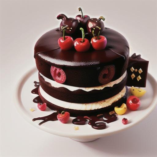 Cherry Devil's Food Cake