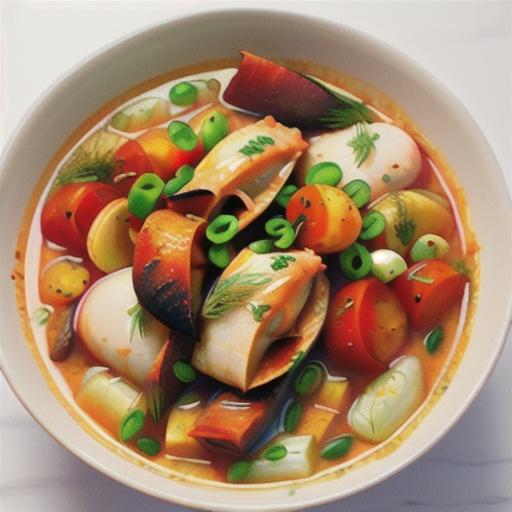 Fish, fennel and tomato stew