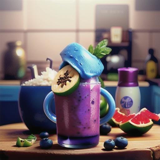 Blue Grapefruit Smoothie