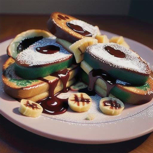 Banana and Nutella French Toast