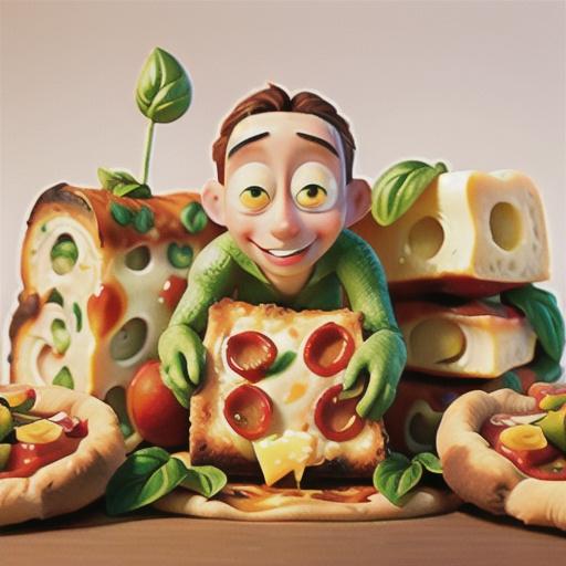 Cheese and basil pull-apart scrolls